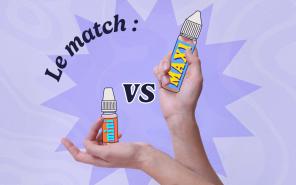 Le match :
10 ml VS 50 ml